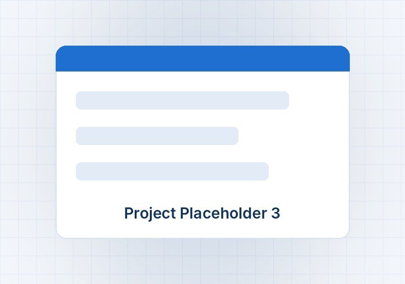 Student project placeholder 3