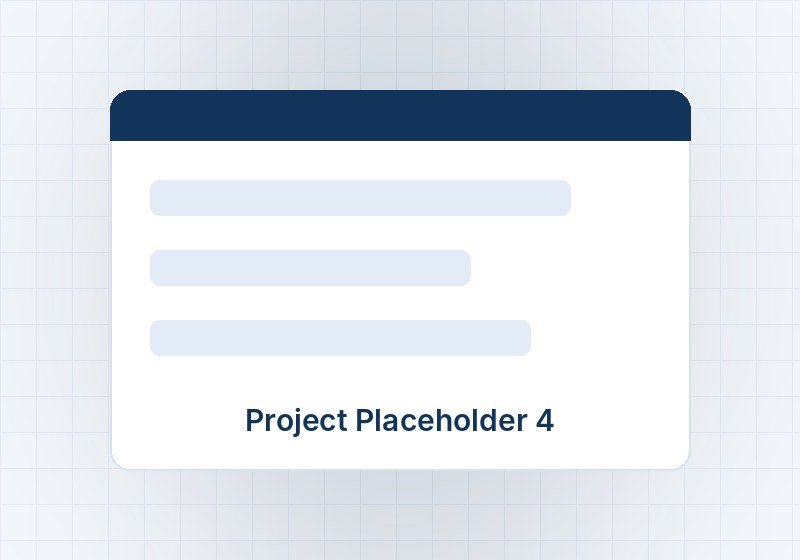 Student project placeholder 4