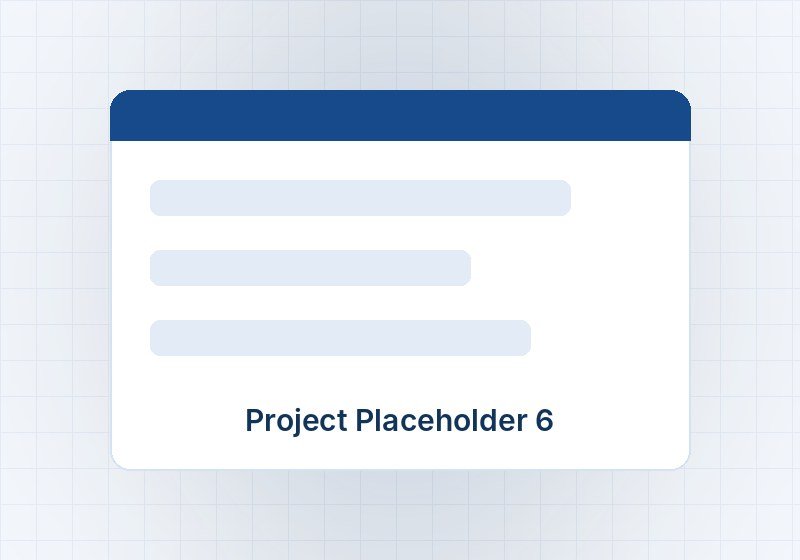 Student project placeholder 6